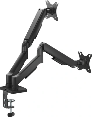 Кронштейн для мониторов Cactus CS-VM-MG-82-BK черный/белый 17"-32" макс.9кг настольный поворот и наклон