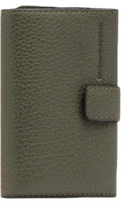 Чехол для кредитных карт Piquadro Modus Special PP5649MOSR/VEVE оливковый натур.кожа/алюм.