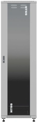 Шкаф серверный NTSS Премиум (NTSS-R32U6080GS) напольный 32U 600x800мм пер.дв.стекл металл 900кг серый 1542мм 71.3кг 1542мм IP20 сталь