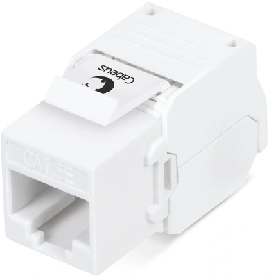 Модуль Cabeus KJ-RJ45-CAT.5E-180-TOOLLESS информ. Keystone RJ45 кат.5E бел.