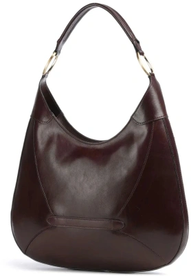Сумка хобо The Bridge Isabella 04502501/YF бордовая натур.кожа