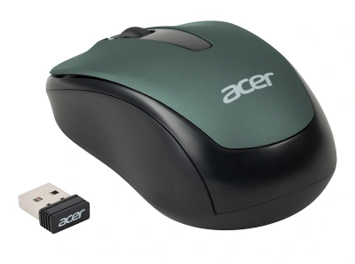 Мышь Acer OMR135 зеленый оптическая 1000dpi беспров. USB для ноутбука 3but (ZL.MCEEE.01I)