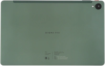 Планшет Digma Pro Pulse T616 (2.0) 8C RAM8Gb ROM256Gb 10.4" In-Cell 2000x1200 4G Android 14 темно-зеленый 13Mpix 5Mpix BT WiFi microSD 128Gb 7000mAh 500hrs