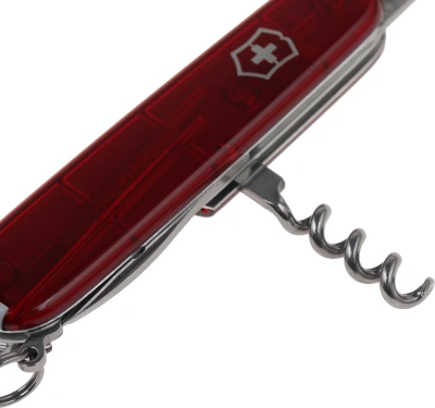 Нож перочинный Victorinox Spartan (1.3603.T) 91мм 12функц. красный полупрозрачный карт.коробка