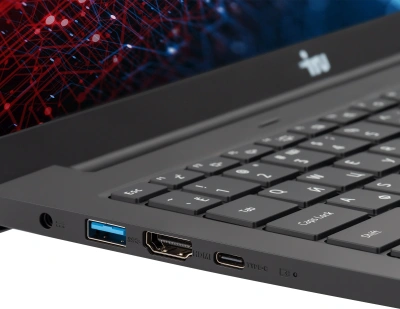 Ноутбук IRU Strato 15ALID4 Core i5 13420H 16Gb SSD512Gb Intel UHD Graphics 15.6" IPS FHD (1920x1080) без ОС black WiFi BT Cam 6000mAh (2168027)