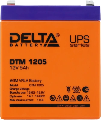 Батарея для ИБП Delta DTM 1205 12В 5Ач