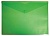 Конверт на кнопке Бюрократ -PK804A5GRN A5 пластик 0.18мм зеленый