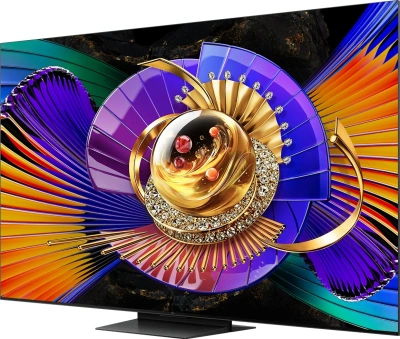 Телевизор QLED TCL 75" 75C7L SQD-Mini LED черный 4K Ultra HD 144Hz DVB-T DVB-T2 DVB-C DVB-S DVB-S2 USB WiFi Smart TV
