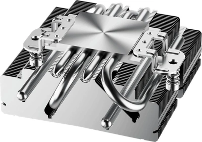 Устройство охлаждения(кулер) PcCooler RC400-53 Soc-AM5/AM4/1200/1700/1851 серебристый/черный 4-pin 31.2dB Al+Cu 130W Ret (RC400-XXNWXX-GL)