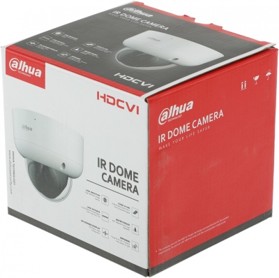 Камера видеонаблюдения аналоговая Dahua DH-HAC-HDBW1231RAP-Z-A 2.7-12мм HD-CVI HD-TVI цв. корп.:белый