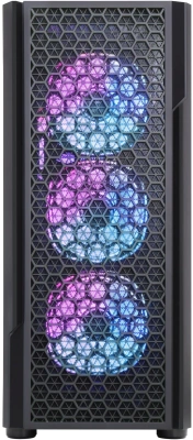 Корпус Accord 3312 черный без БП ATX 2xUSB2.0 1xUSB3.0 audio bott PSU