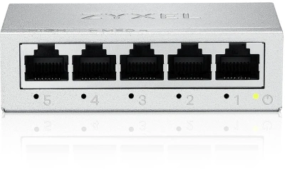 Коммутатор Zyxel GS-105BV5-EU0101F (L2) 5x1Гбит/с неуправляемый