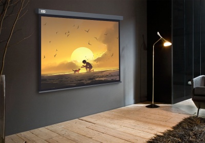 Экран Cactus 100" 124.5x221см Wallscreen CS-PSW-124X221-SG 16:9 настенно-потолочный рулонный серый