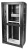 Шкаф серверный ЦМО (ШТК-СП-42.6.10-48АА-9005) напольный 42U 600x990мм пер.дв.перфор. 2 бок.пан. задн.дв.перфор.2-хст. направл.под закл.гайки 1350кг черный 683мм 141кг 120град. 1950мм IP20 сталь