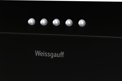 Вытяжка каминная Weissgauff Sigma 60 PB BL черный управление: кнопочное (1 мотор)