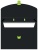 Портфель Бюрократ Черный опал BLPP01LETT 1 отдел. A4 пластик 0.7мм черный/салатовый Портфель Бюрократ Черный опал BLPP01LETT 1 отдел. A4 пластик 0.7мм черный/салатовый