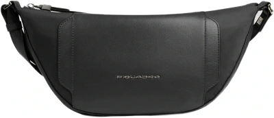 Сумка женская Piquadro Lyra CA6950W92T/N черная нейлон/натур.кожа