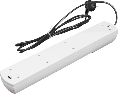 Сетевой фильтр Most HV6 2м (6 розеток) белый (коробка)