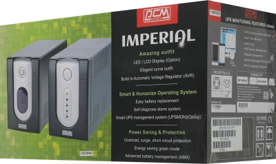 Источник бесперебойного питания Powercom Imperial IMD-3000AP 1800Вт 3000ВА черный