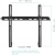 Кронштейн для телевизора Kromax VEGA-11 черный 22"-65" макс.50кг настенный фиксированный