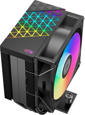 Устройство охлаждения(кулер) PcCooler R400 ARGB Soc-AM5/AM4/1200/1700/1851 черный 4-pin 18-30dB Al+Cu 180W Ret (R400-BKAWYX-US)
