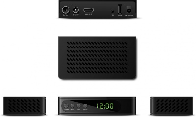 Ресивер DVB-T2 Hyundai H-DVB240 черный