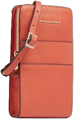 Сумка для телефона Piquadro Patricia AC6840W140R/AR коралловая натур.кожа