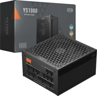 Блок питания PcCooler ATX 1000W YS1000 Gen.5 80+ gold (20+4pin) APFC 135mm fan 12xSATA Cab Manag RTL