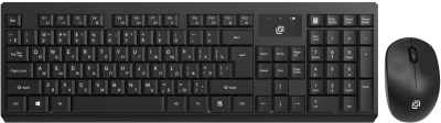 Клавиатура + мышь Оклик S269W клав:черный мышь:черный USB беспроводная slim Multimedia (2070303)