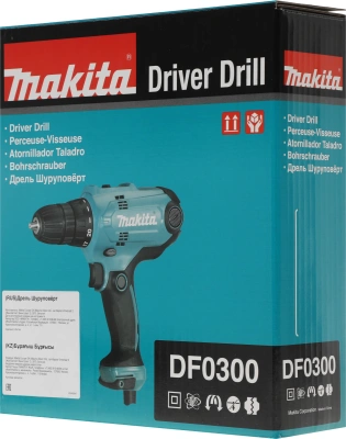 Дрель-шуруповерт Makita DF0300 320Вт патрон:быстрозажимной