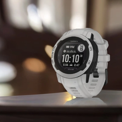 Смарт-часы Garmin Instinct 2 Solar 40мм 0.9" AMOLED корп.черный/серый рем.серый (010-02564-01)