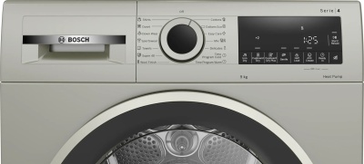 Сушильная машина Bosch Serie 4 WQG1420XME пан.англ. кл.энер.:A макс.загр.:9кг серебристый