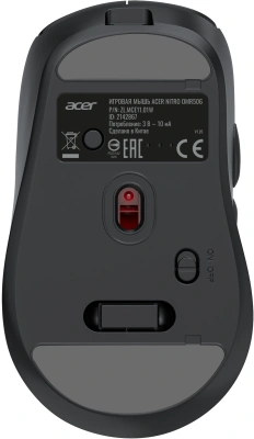 Мышь Acer Nitro OMR506 черный оптическая 12800dpi беспров. BT/Radio USB 5but (ZL.MCE11.01W)