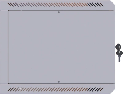 Шкаф коммутационный Suprlan ТВЛ-6U-600-350-СР (05-1060) настенный 6U 600x350мм пер.дв.стекл направл.под закл.гайки 70кг RAL 7035 285мм 13.3кг 360мм металл
