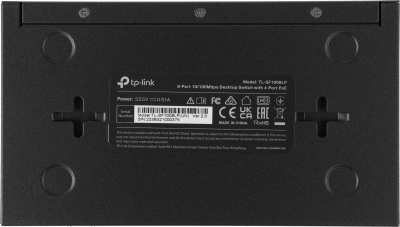 Коммутатор TP-Link TL-SF1008LP (L2) 8x100Мбит/с 4PoE 41W неуправляемый