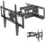 Кронштейн для телевизора Kromax OPTIMA-409 черный 32"-65" макс.45кг настенный поворотно-выдвижной и наклонный