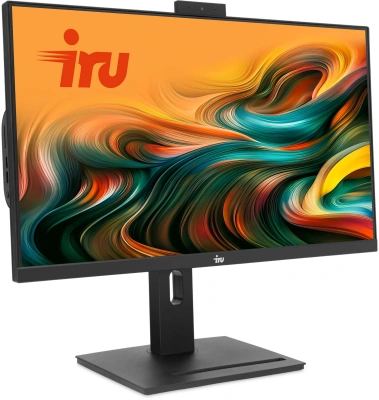Моноблок IRU 23IM 23.8" Full HD i5 12450H (2) 16Gb SSD512Gb UHDG CR Windows 11 Pro GbitEth WiFi BT 90W Cam черный 1920x1080