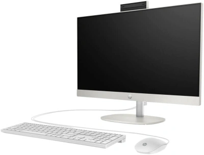 Моноблок HP 24-cr0071ci 23.8" Full HD i7 1355U (1.7) 16Gb SSD1Tb Iris Xe без ОС GbitEth WiFi BT 90W клавиатура мышь Cam белый 1920x1080