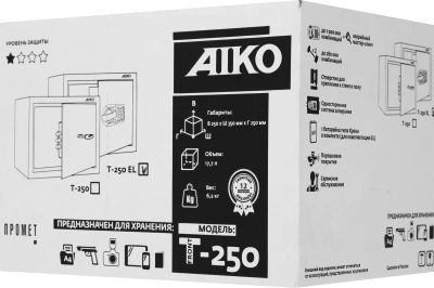 Сейф мебельный Aiko T 250 El 250x350x250мм электронный (S10399212214)
