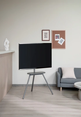 Подставка для телевизора Cactus CS-ST2844GY темно-серый 43"-65" макс.40кг напольный