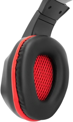 Наушники с микрофоном Оклик HS-L335G черный 2.2м мониторные USB оголовье (1972582)