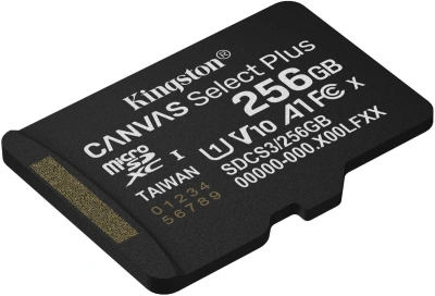 Флеш карта microSDXC 256GB Kingston SDCS3/256GBSP Canvas Select Plus V10 A1 w/o adapter