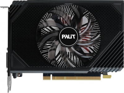 Видеокарта Palit PCI-E 4.0 PA-RTX3050 STORMX NVIDIA GeForce RTX 3050 6Gb 96bit GDDR6 1042/14000 DVIx1 HDMIx1 DPx1 HDCP Ret