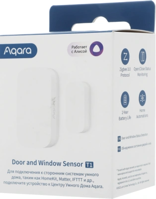 Датчик откр.двери/окна Aqara Т1 (DW-S03D) белый
