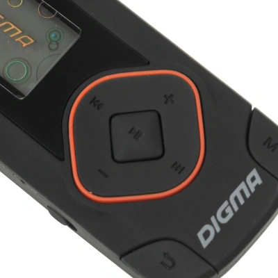 Плеер Flash Digma R3 8Gb черный/0.8"/FM/microSDHC/clip