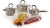 Ковш Rondell Flamme RDS-026 1.3л. d=16см (с крышкой) стальной Ковш Rondell Flamme RDS-026 1.3л. d=16см (с крышкой) стальной