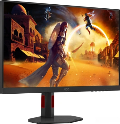 Монитор AOC 27" Q27G4SRU черный IPS LED 16:9 HDMI M/M матовая HAS Piv 1000:1 450cd 178гр/178гр 2560x1440 300Hz G-Sync DP 2K 6.11кг