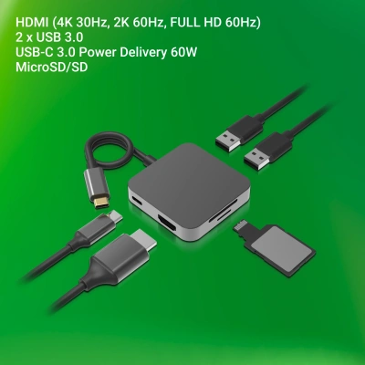 Стыковочная станция Digma DS-741UC_GS