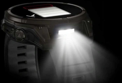 Смарт-часы Garmin Fenix 8 Solar Sapphire 47мм 1.3" корп.серый рем.черный (010-02906-11)