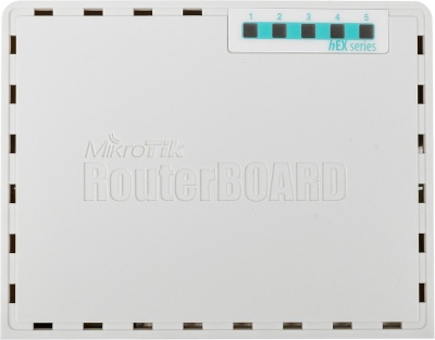 Роутер MikroTik hEX (RB750GR3) 10/100/1000BASE-TX белый